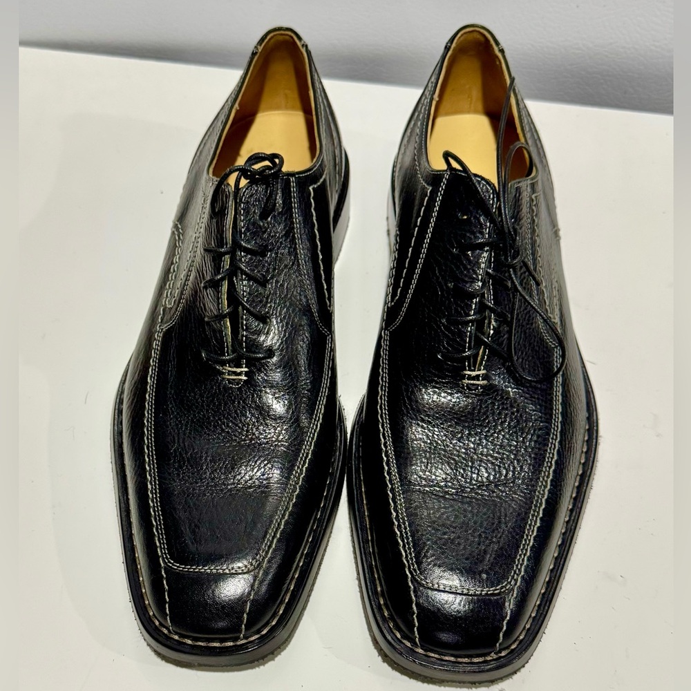 Cole Haan Black Leather Oxford Shoes
